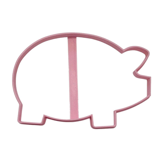 6x Pig Farm Animal Fondant Cutter Cupcake Topper 1.75 IN USA FD4590