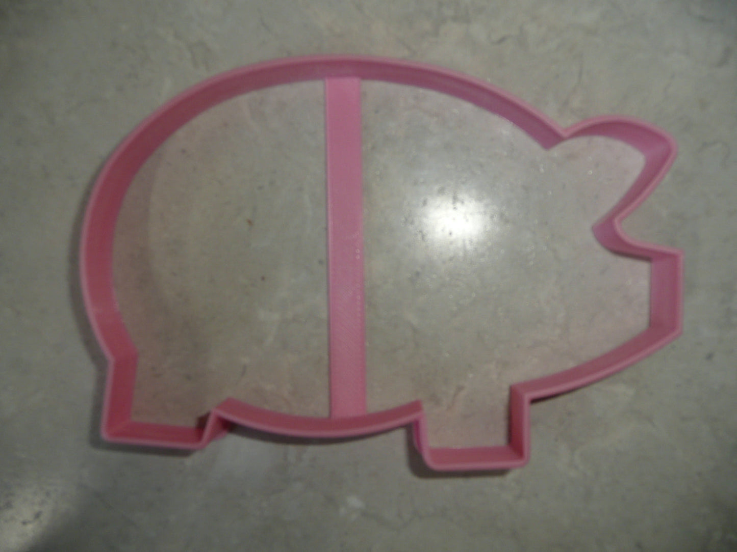 Pig Farm Animal Large Size Side View Outline Cookie Cutter Made In USA PR4590