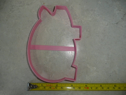 Pig Farm Animal Large Size Side View Outline Cookie Cutter Made In USA PR4590