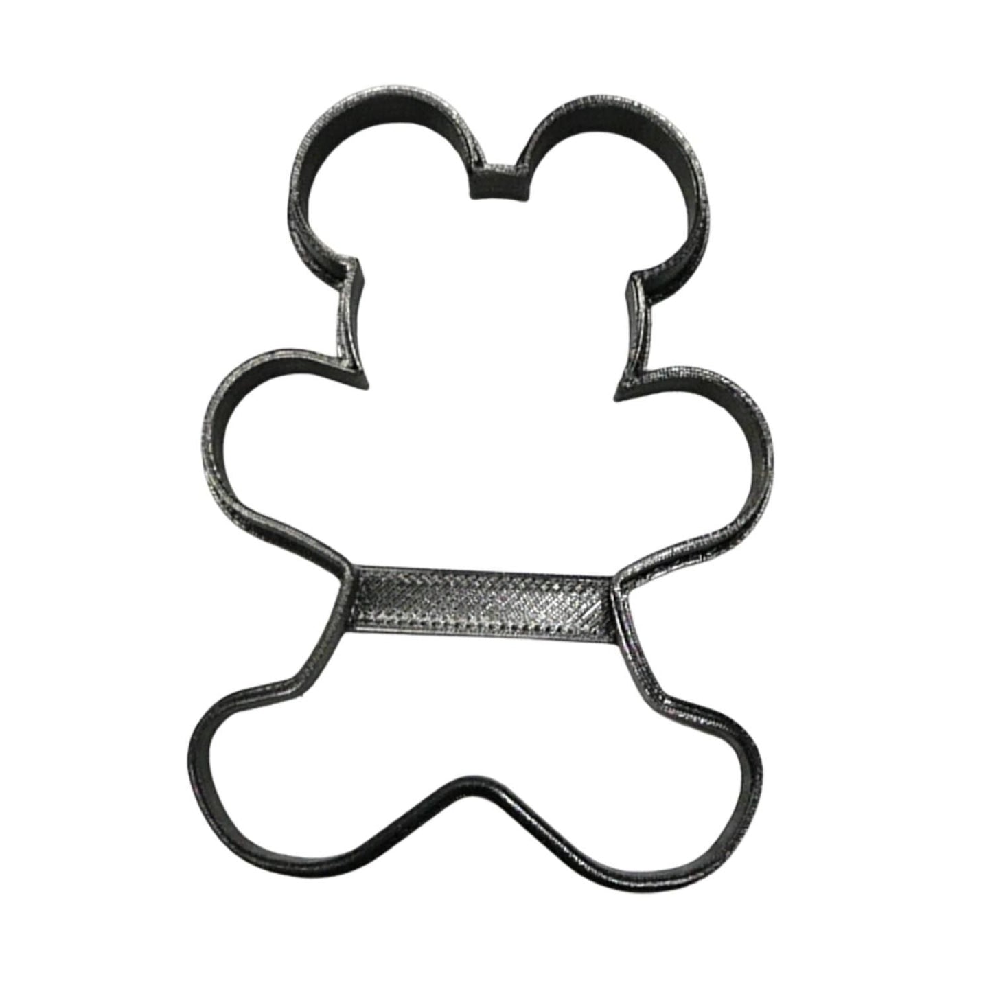 Mickey Mouse Themed Gingerbread Man Outline Cookie Cutter Made In USA PR4591