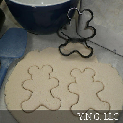 Mickey Mouse Themed Gingerbread Man Outline Cookie Cutter Made In USA PR4591