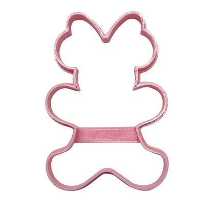 Minnie Mouse Themed Gingerbread Girl Outline Cookie Cutter Made In USA PR4592