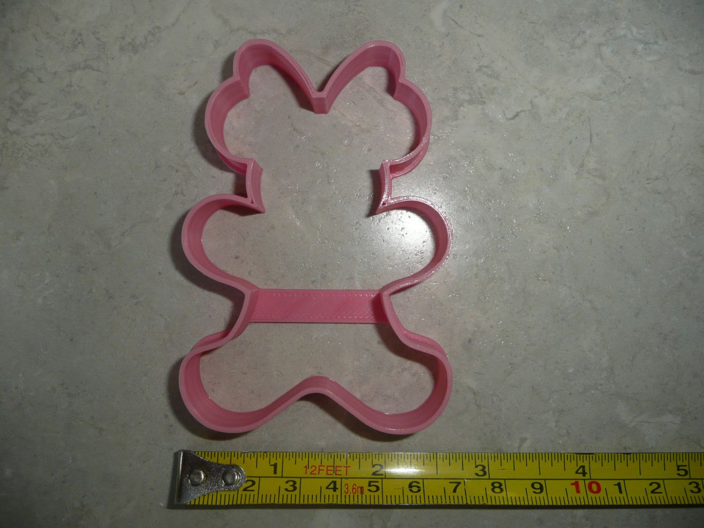 Minnie Mouse Themed Gingerbread Girl Outline Cookie Cutter Made In USA PR4592