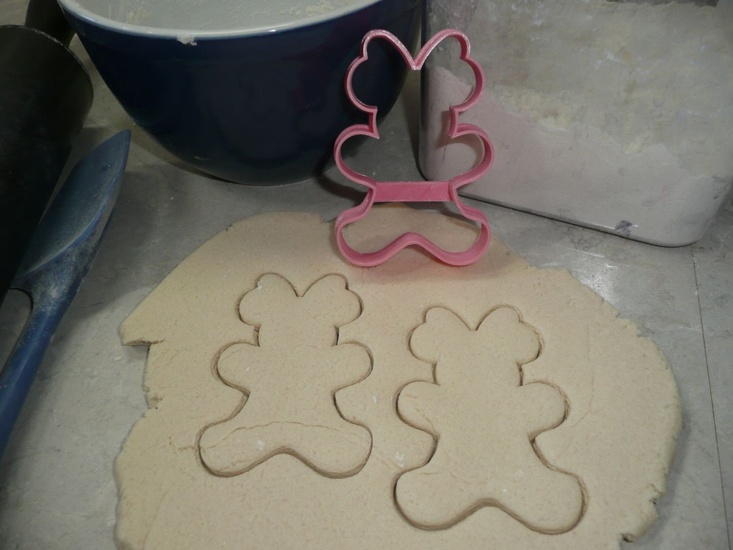 Minnie Mouse Themed Gingerbread Girl Outline Cookie Cutter Made In USA PR4592