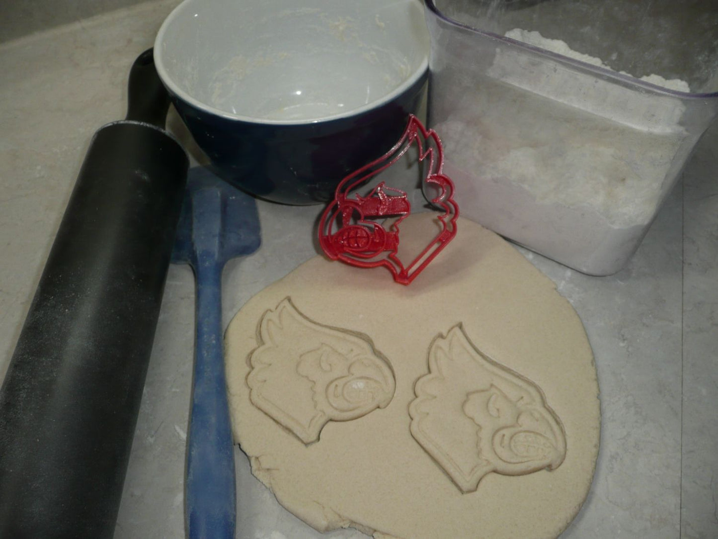 Loundonville High School Ohio Redbirds Face Cookie Cutter Made in USA PR4603