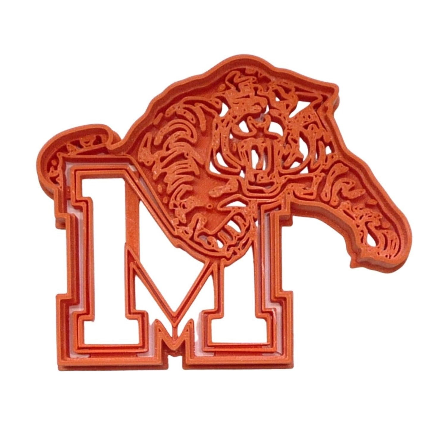 Mansfield High School Ohio Tigers Letter M Cookie Cutter Made in USA PR4605