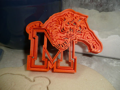 Mansfield High School Ohio Tigers Letter M Cookie Cutter Made in USA PR4605