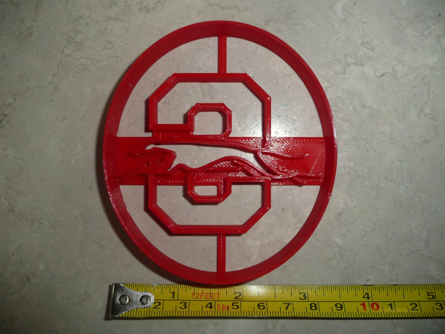 Shelby High School Ohio Whippets with Letter S Cookie Cutter Made in USA PR4608