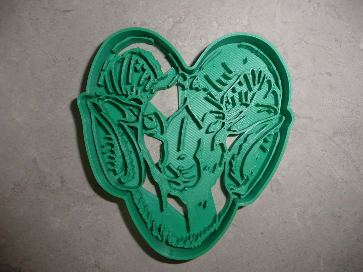 Madison High School Ohio Rams Head Mascot Cookie Cutter Made in USA PR4612