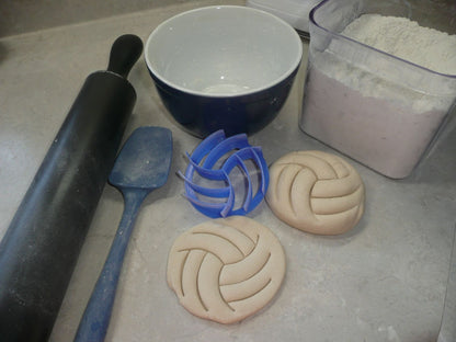 Volleyball Design Concha Cutter Mexican Sweet Bread Stamp USA Made PR4616