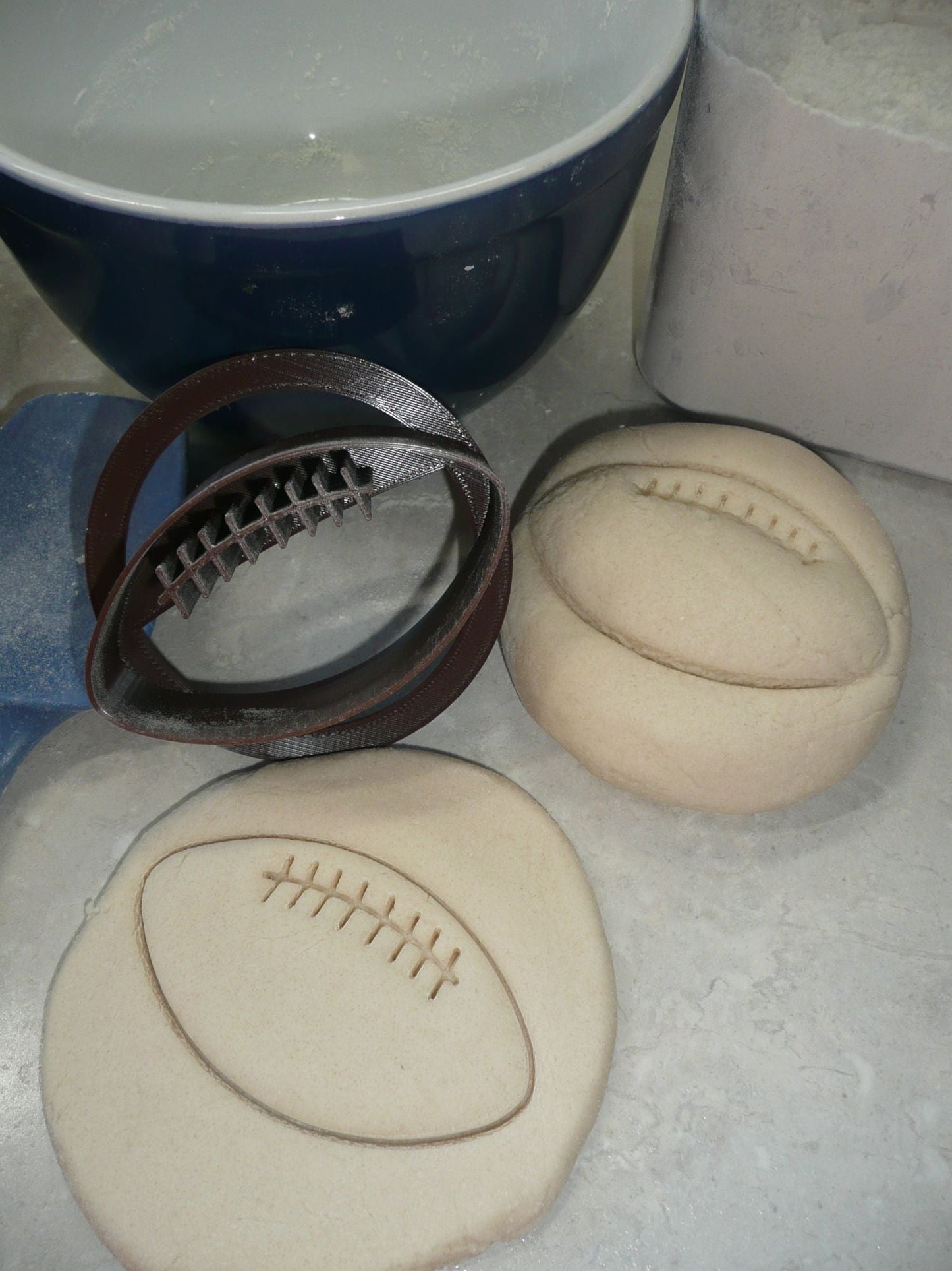 Football Design Concha Cutter Mexican Sweet Bread Stamp USA Made PR4619