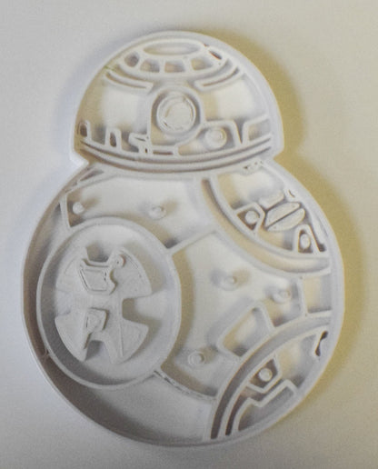 6x Star Wars BB8 Fondant Cutter Cupcake Topper Size 1.75" USA FD462