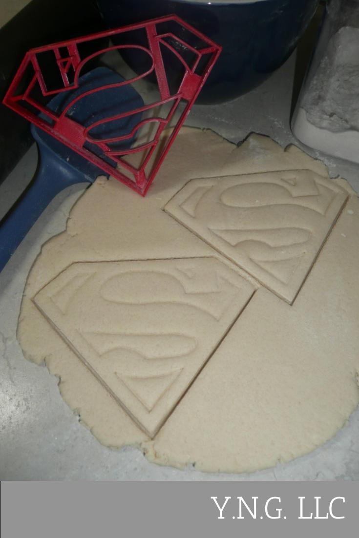 Superman S Superhero Logo DC Comics Cookie Cutter Made in USA PR464