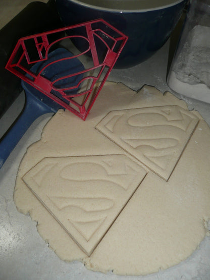 Superman S Superhero Logo DC Comics Cookie Cutter Made in USA PR464