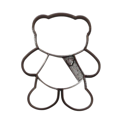 6x Full Teddy Bear Toy Fondant Cutter Cupcake Topper 1.75 IN USA FD4640