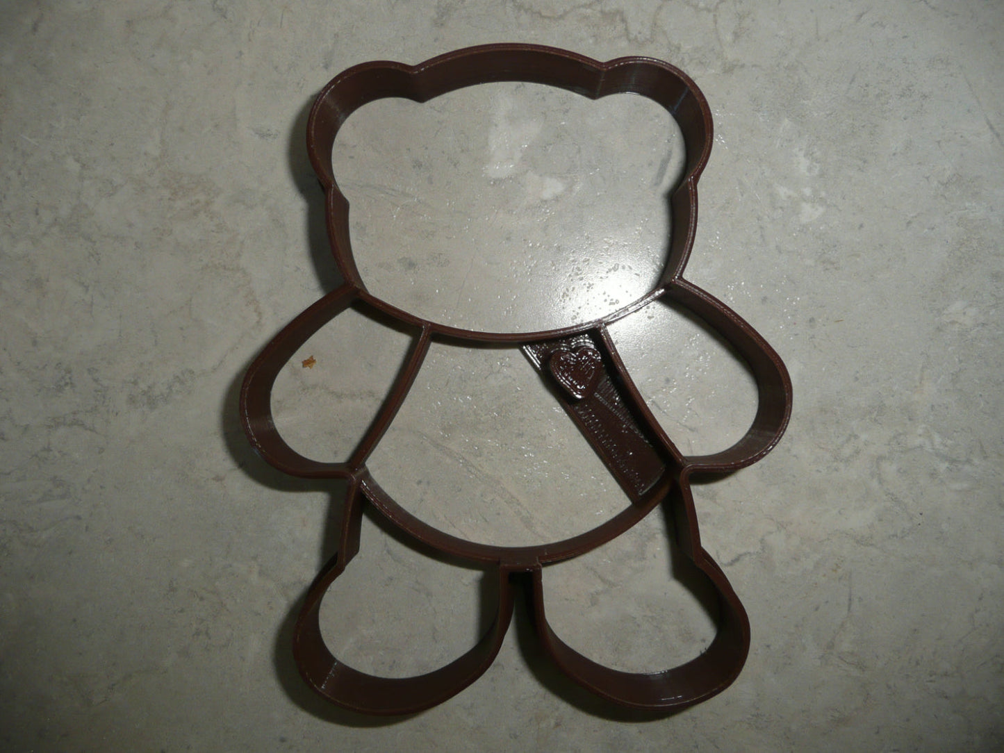 Teddy Bear Full Body Stuffed Plush Toy Detailed Cookie Cutter Made In USA PR4640