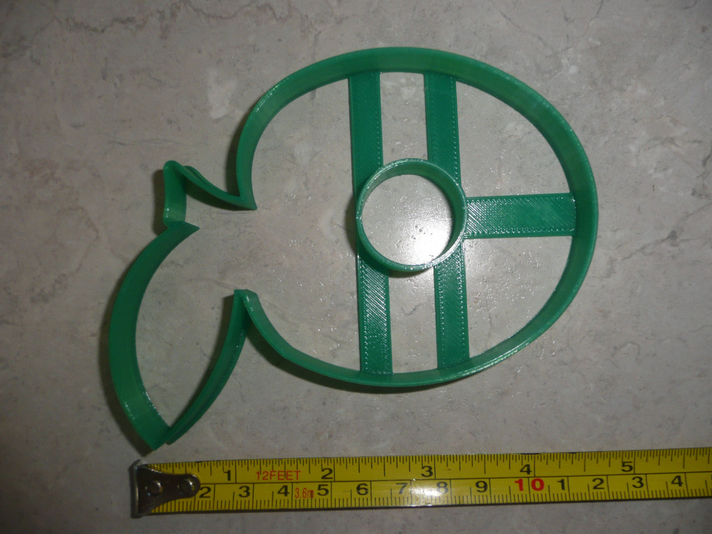 Apple With Hole From Worm Or Bug Fruit Cookie Cutter Made In USA PR4645