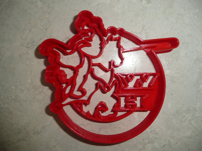 West Holmes High School Ohio WH Knights Cookie Cutter Made In USA PR4647