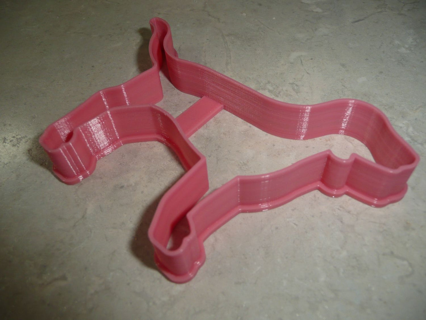 PINK Dog Outline Victorias Secret Fashion Brand Cookie Cutter Made in USA PR4658