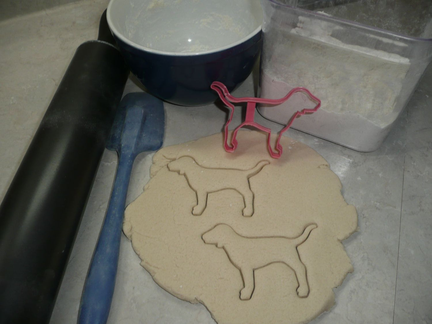 PINK Dog Outline Victorias Secret Fashion Brand Cookie Cutter Made in USA PR4658