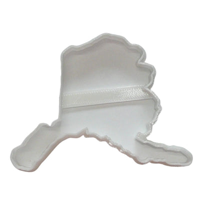 6x Alaska State Fondant Cutter Cupcake Topper 1.75 IN USA FD4679