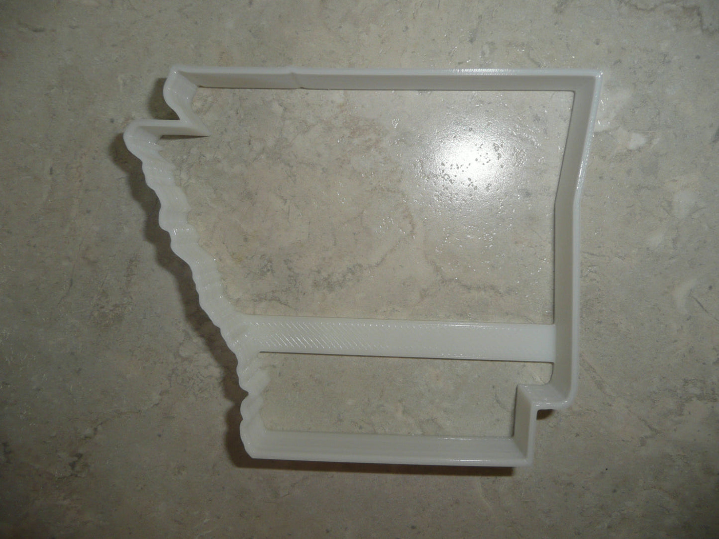 Arkansas State Outline Natural Cookie Cutter Made In USA PR4681