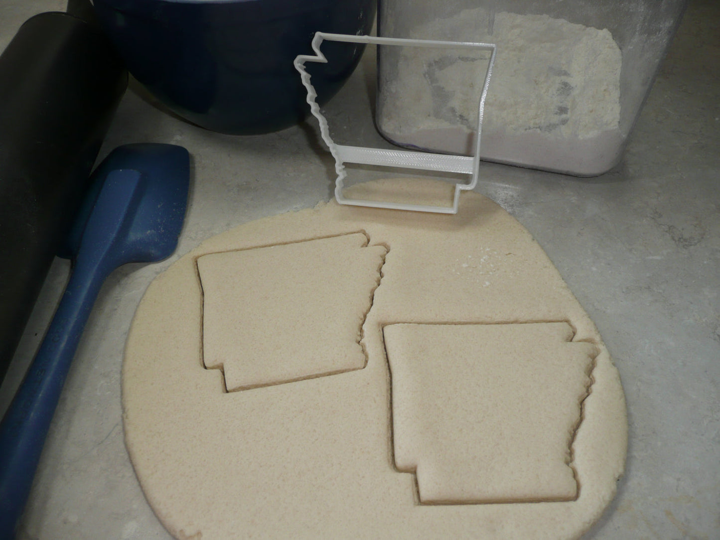 Arkansas State Outline Natural Cookie Cutter Made In USA PR4681