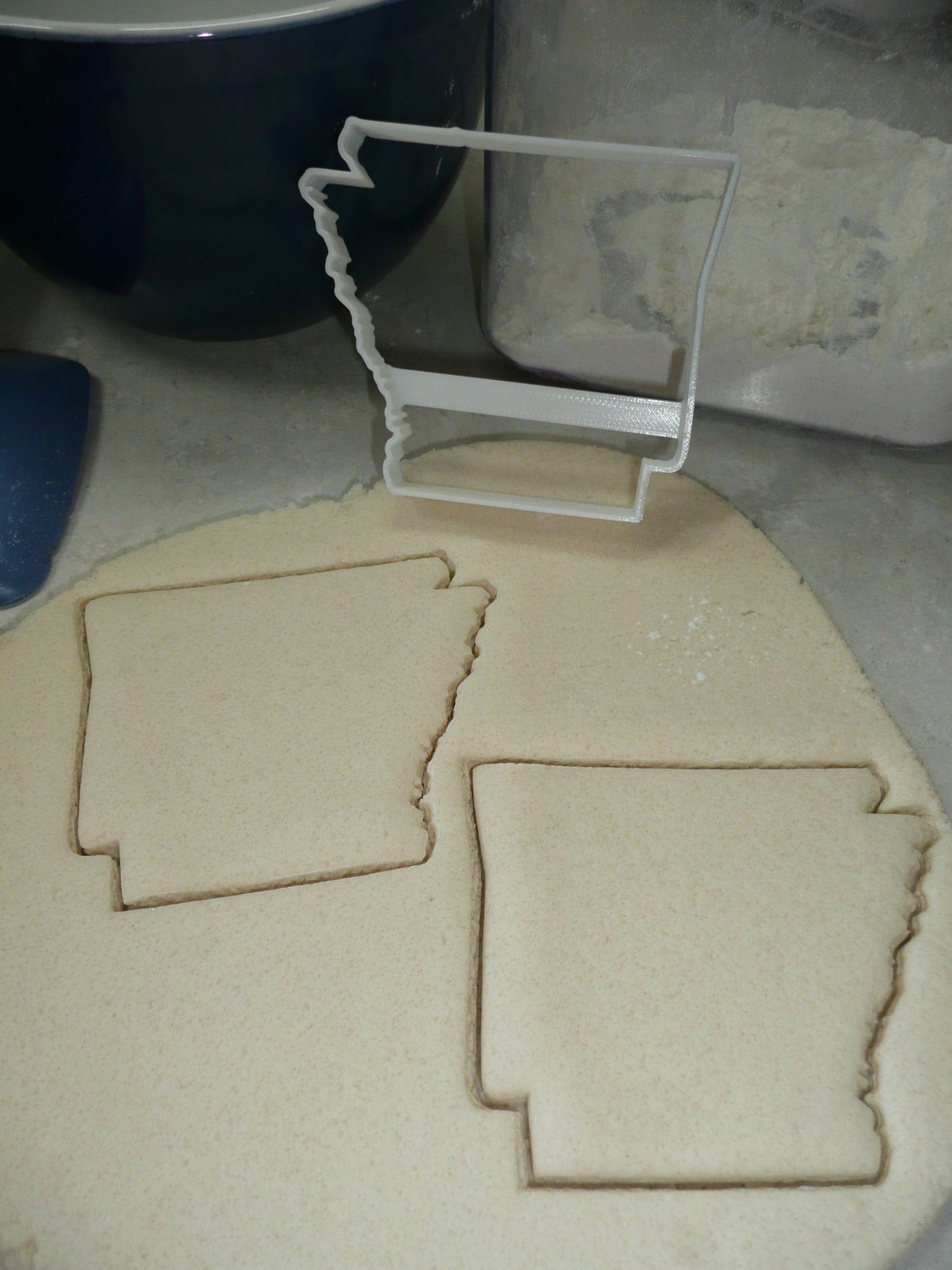 Arkansas State Outline Natural Cookie Cutter Made In USA PR4681