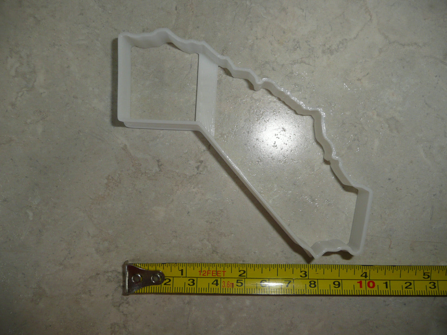 California State Outline Golden Cookie Cutter Made In USA PR4682