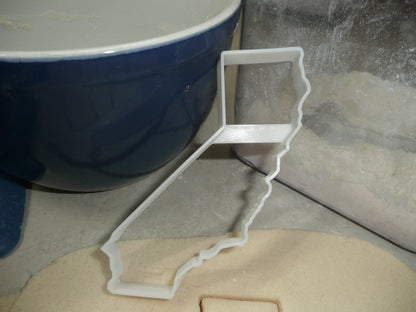 California State Outline Golden Cookie Cutter Made In USA PR4682