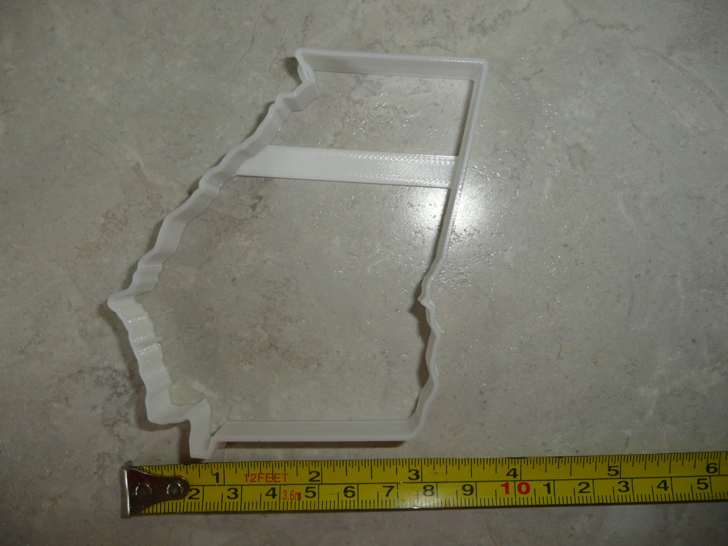 Georgia State Outline Peach Cookie Cutter Made In USA PR4687