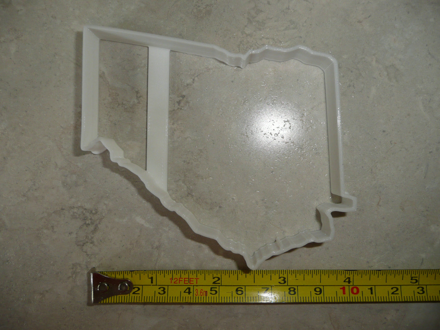 Georgia State Outline Peach Cookie Cutter Made In USA PR4687