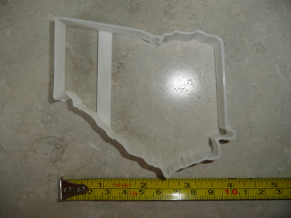 Georgia State Outline Peach Cookie Cutter Made In USA PR4687