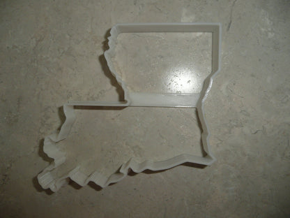 Louisiana State Outline Pelican Cookie Cutter Made In USA PR4691