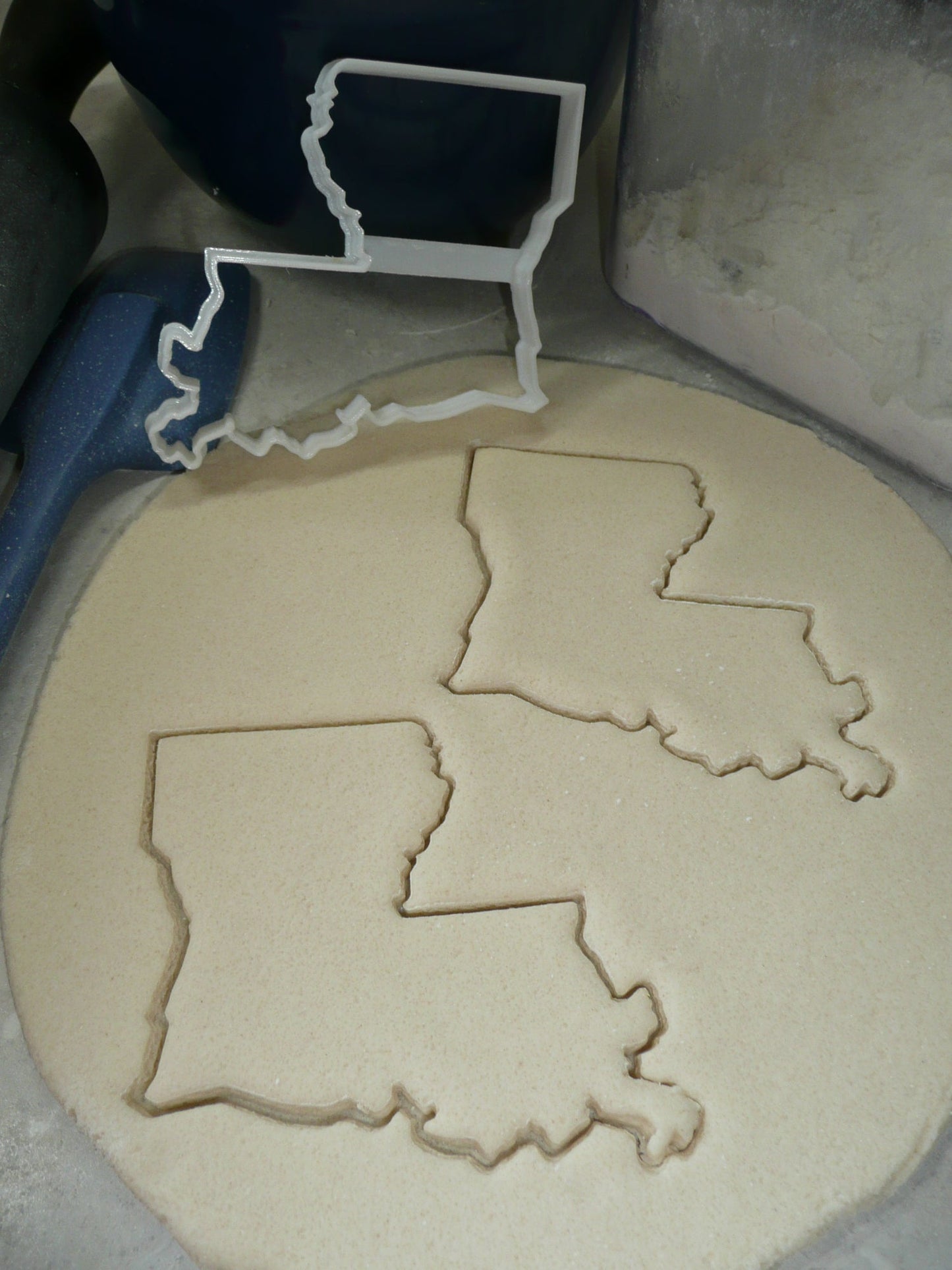 Louisiana State Outline Pelican Cookie Cutter Made In USA PR4691