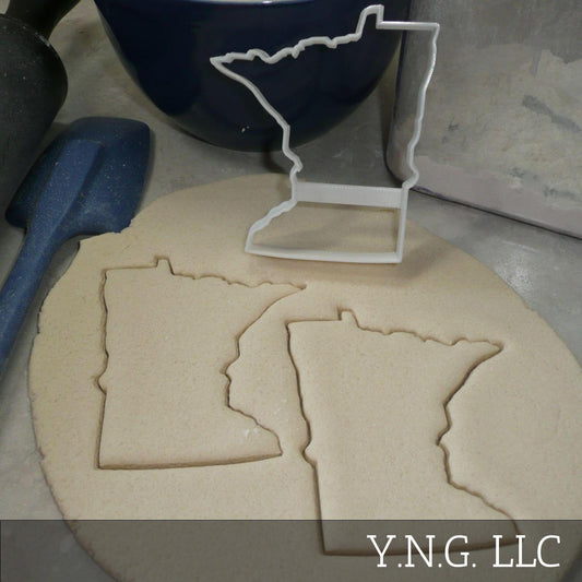 Minnesota State Outline North Star Cookie Cutter Made In USA PR4695