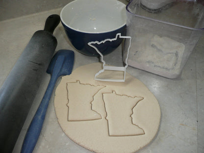 Minnesota State Outline North Star Cookie Cutter Made In USA PR4695
