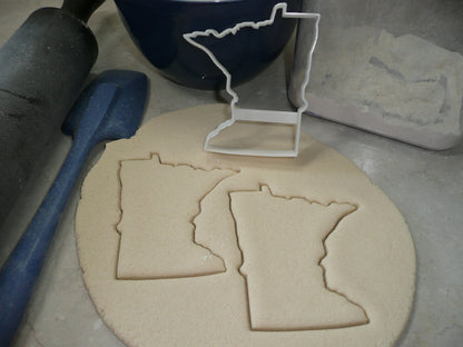 Minnesota State Outline North Star Cookie Cutter Made In USA PR4695