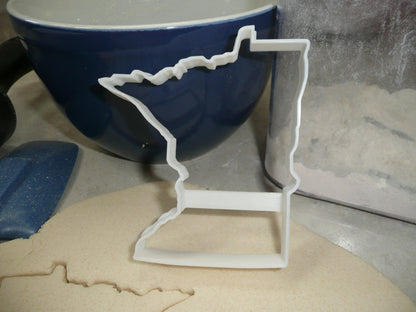 Minnesota State Outline North Star Cookie Cutter Made In USA PR4695