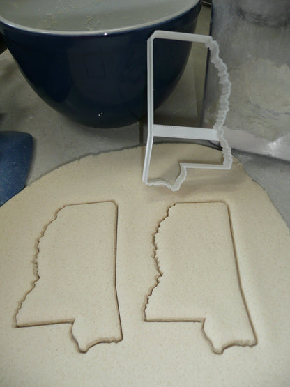 Mississippi State Outline Magnolia Cookie Cutter Made In USA PR4696