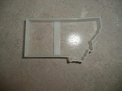 Montana State Outline Treasure Cookie Cutter Made In USA PR4697