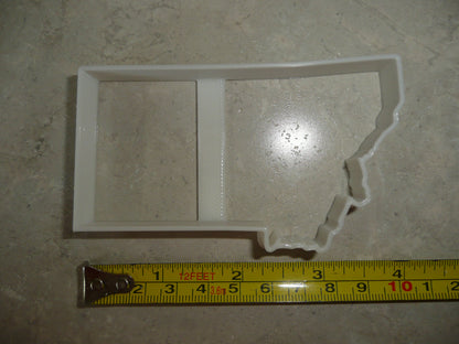 Montana State Outline Treasure Cookie Cutter Made In USA PR4697