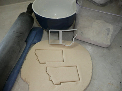 Montana State Outline Treasure Cookie Cutter Made In USA PR4697