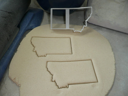 Montana State Outline Treasure Cookie Cutter Made In USA PR4697