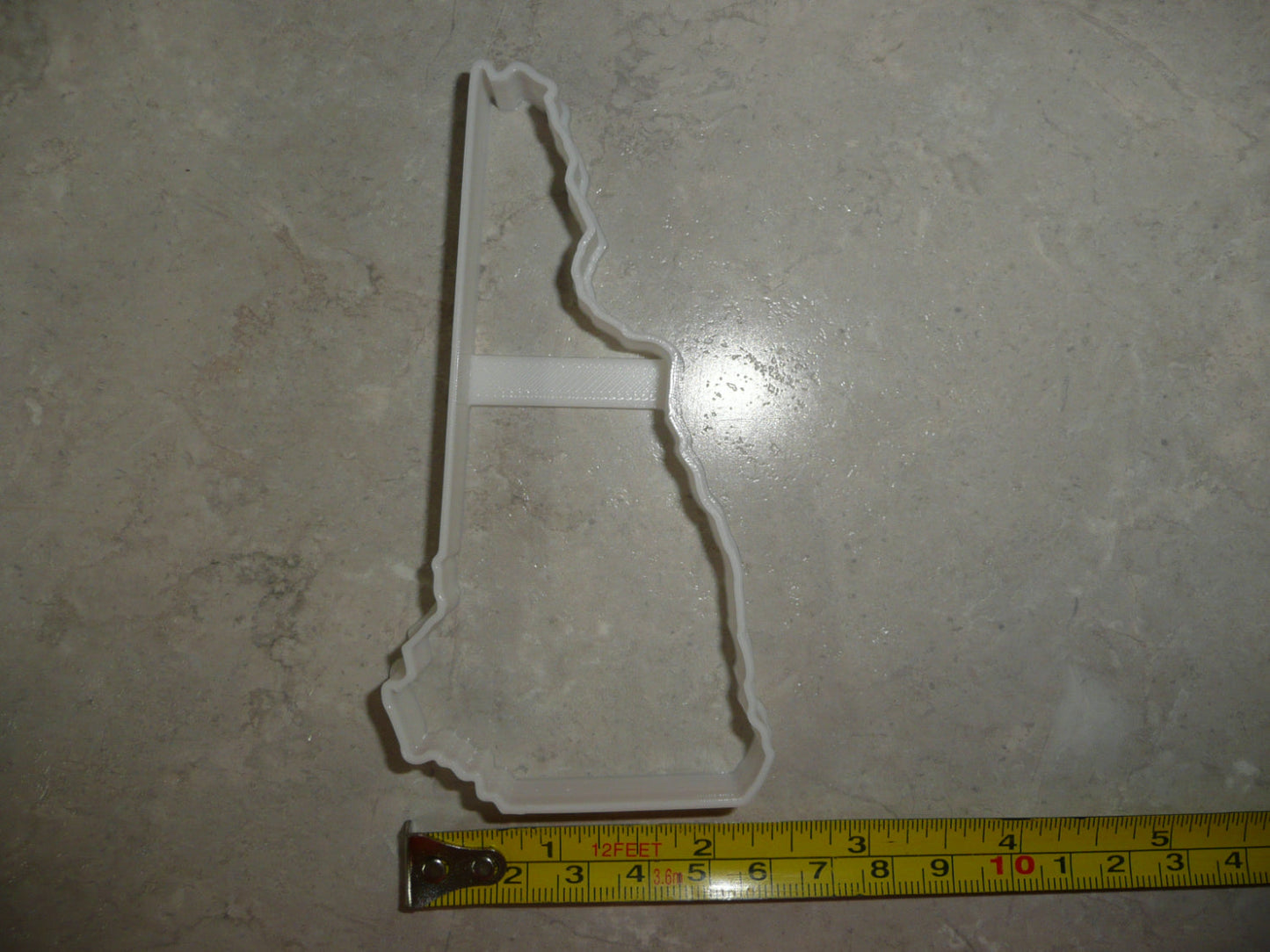 New Hampshire State Outline Granite Cookie Cutter Made In USA PR4700