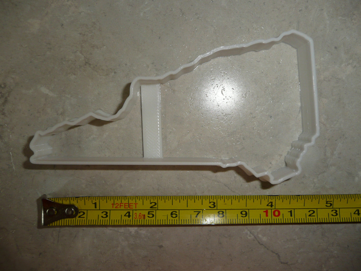 New Hampshire State Outline Granite Cookie Cutter Made In USA PR4700