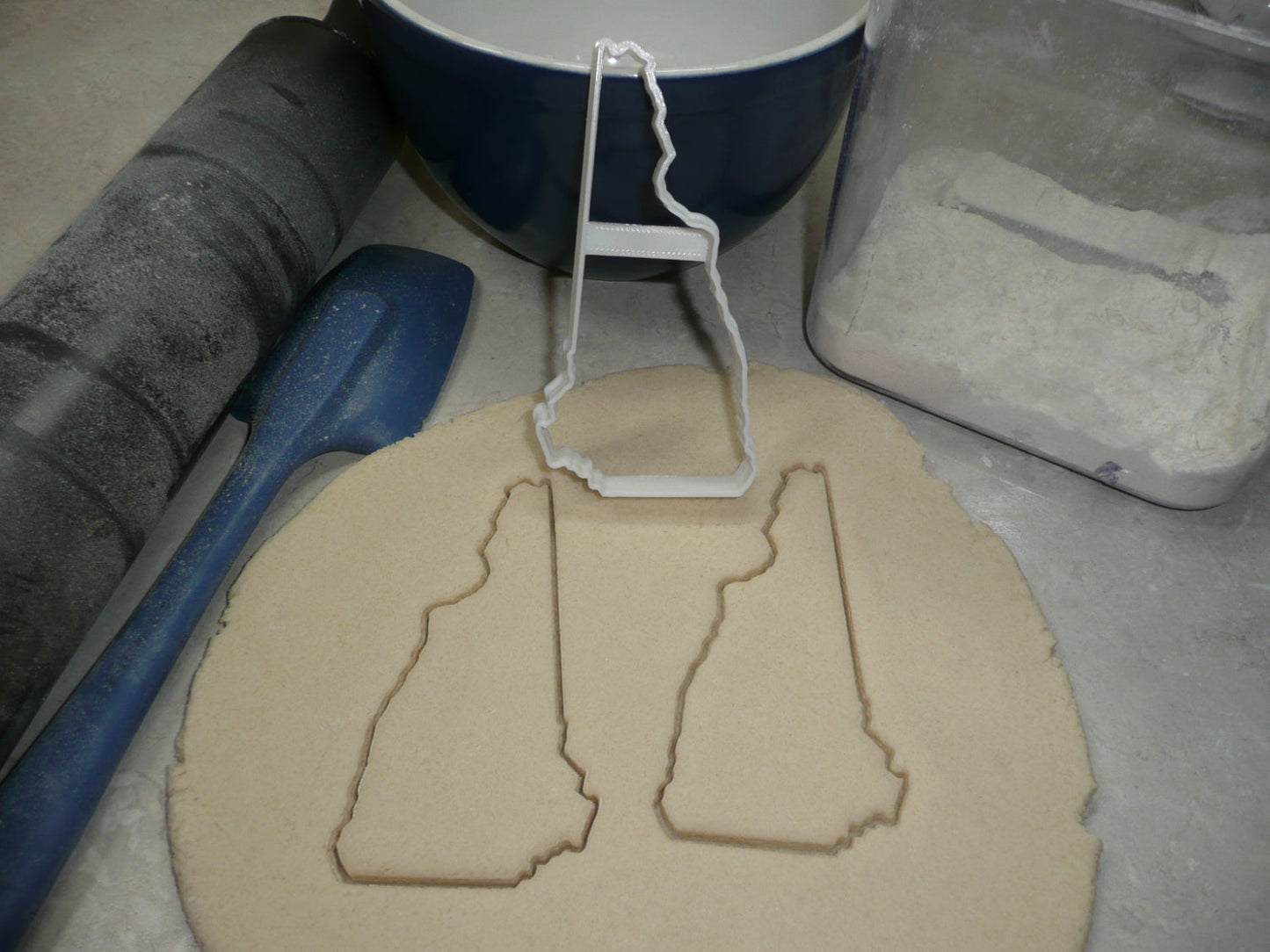 New Hampshire State Outline Granite Cookie Cutter Made In USA PR4700