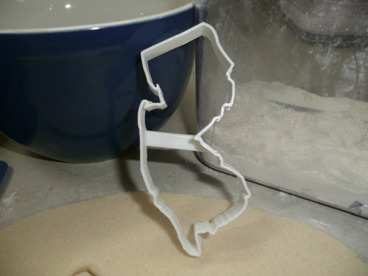 New Jersey State Outline Garden Cookie Cutter Made In USA PR4701