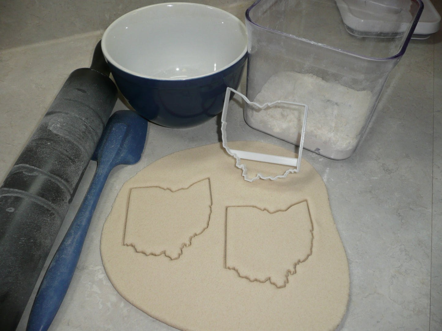 Ohio State Outline Buckeye Cookie Cutter Made In USA PR4706