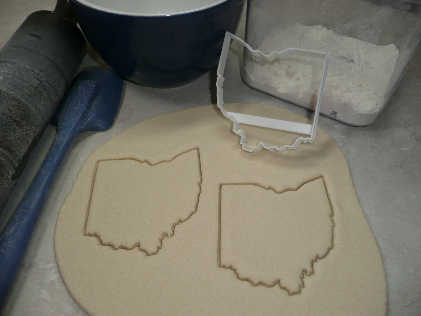 Ohio State Outline Buckeye Cookie Cutter Made In USA PR4706